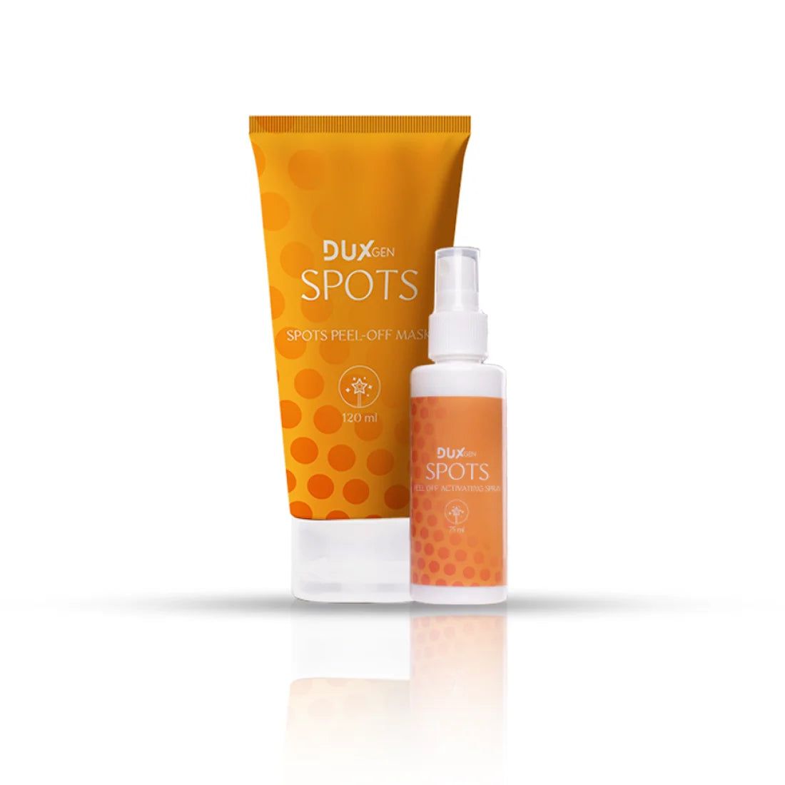 Spots peel off mask and activating spray